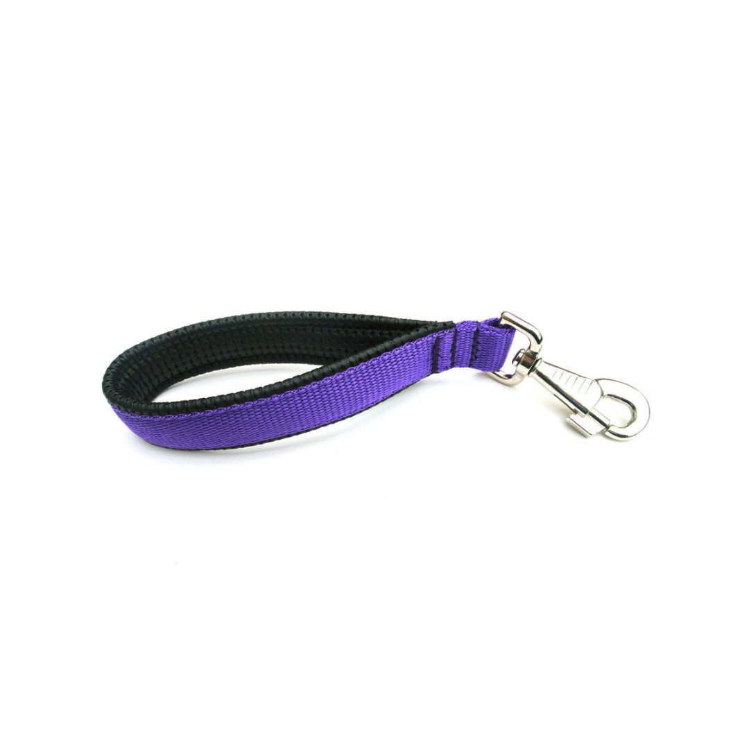 13" Short Close Control Dog Lead With Padded Handle In Various Colours 25mm Webbing