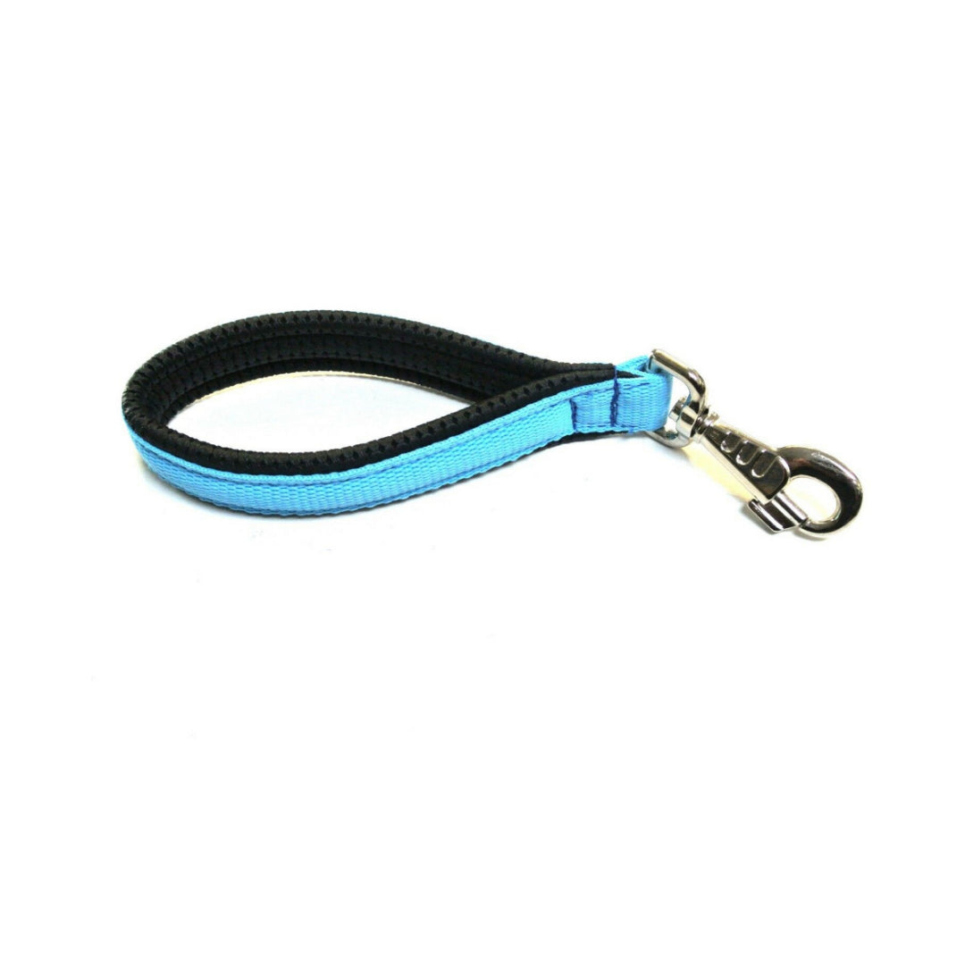 13" Short Close Control Dog Lead With Padded Handle In Various Colours 25mm Webbing