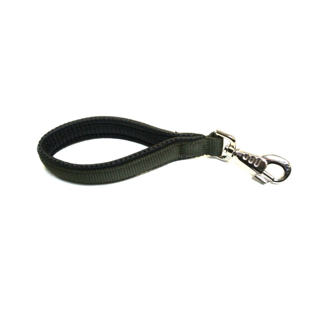 13" Short Close Control Dog Lead With Padded Handle In Various Colours 25mm Webbing
