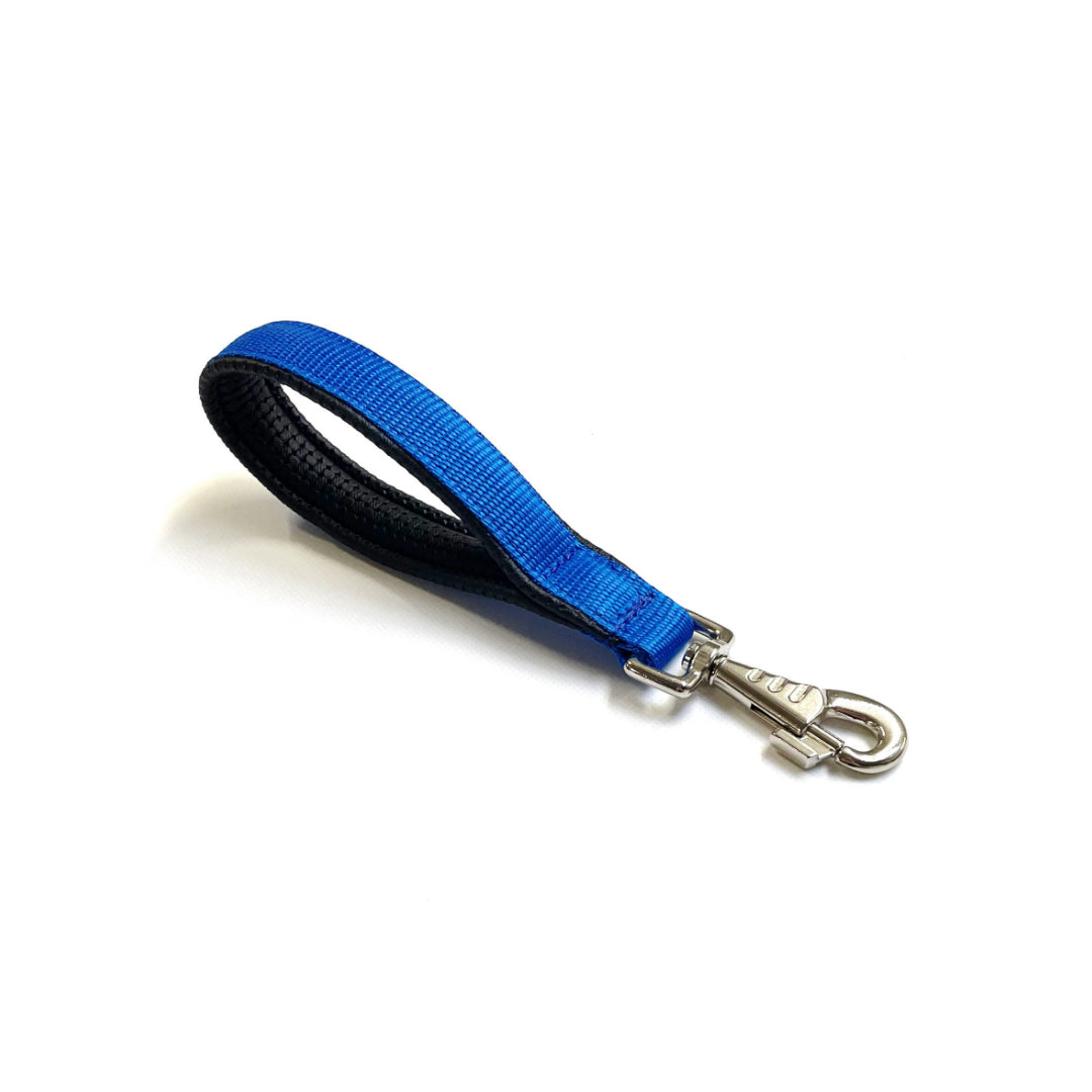 13" Short Close Control Dog Lead With Padded Handle In Various Colours 25mm Webbing