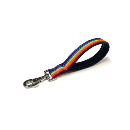 13" Short Close Control Dog Lead With Padded Handle In Various Colours 25mm Webbing