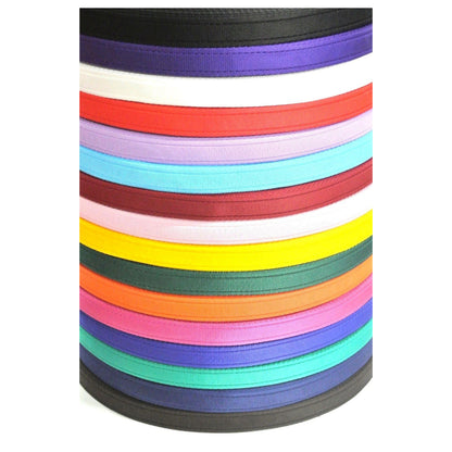 25mm Cushion Webbing In Various Colours And Lengths 550kg Ideal For Dog Leads Collars Straps Bags Handles