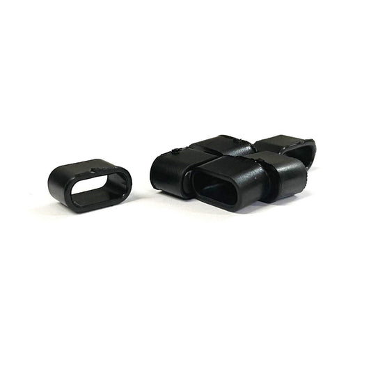 13mm Plastic Strap Keepers Loops Dog Collars Leads Straps Bags Webbing x10 - x100