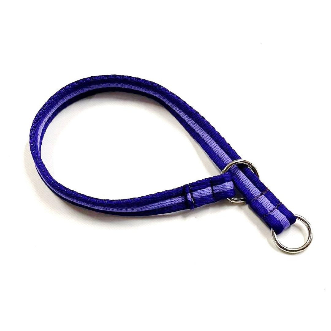 Dog Slip Collar 16" Neck Size 20mm 25mm Soft Air Webbing Various Colours