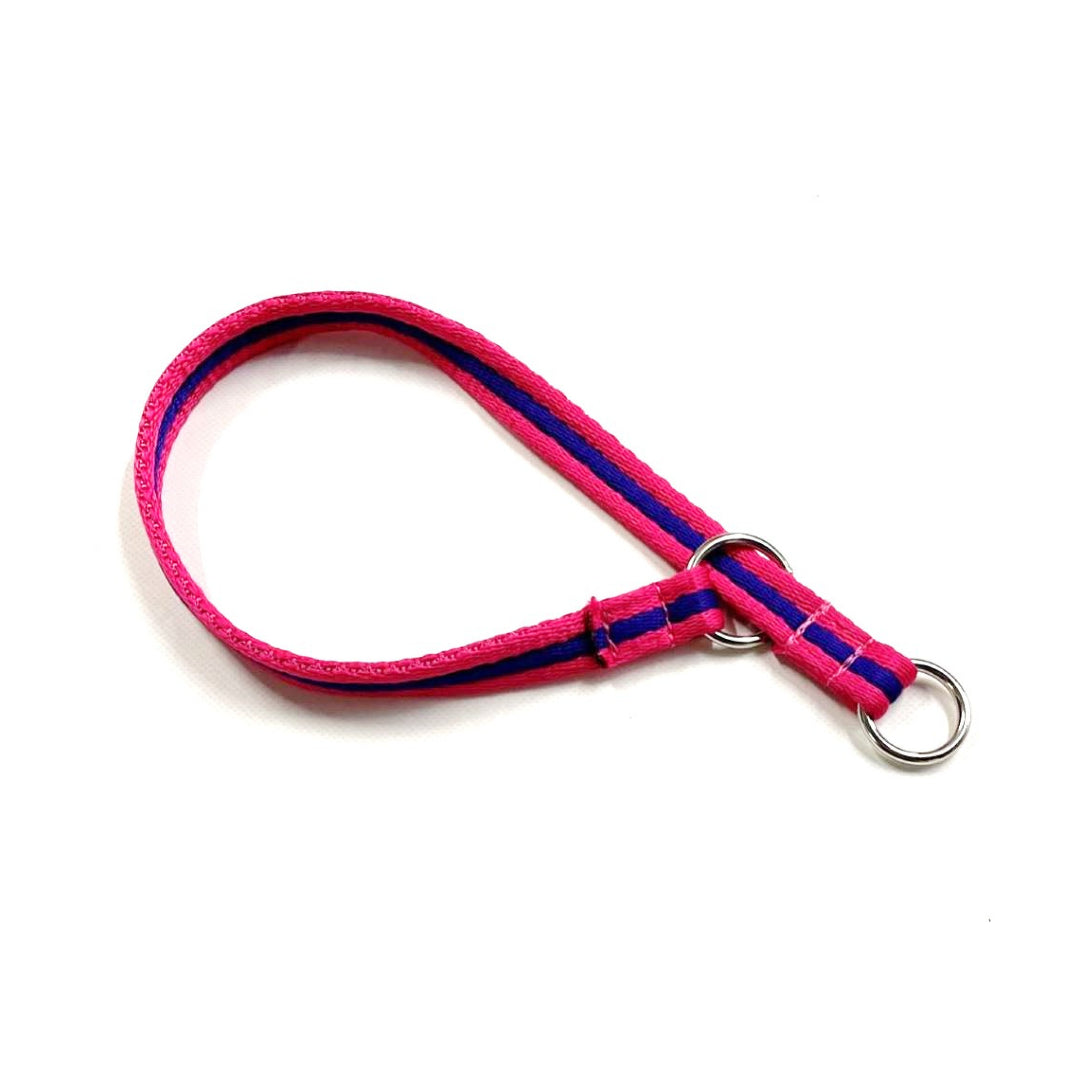 Dog Slip Collar 16" Neck Size 20mm 25mm Soft Air Webbing Various Colours