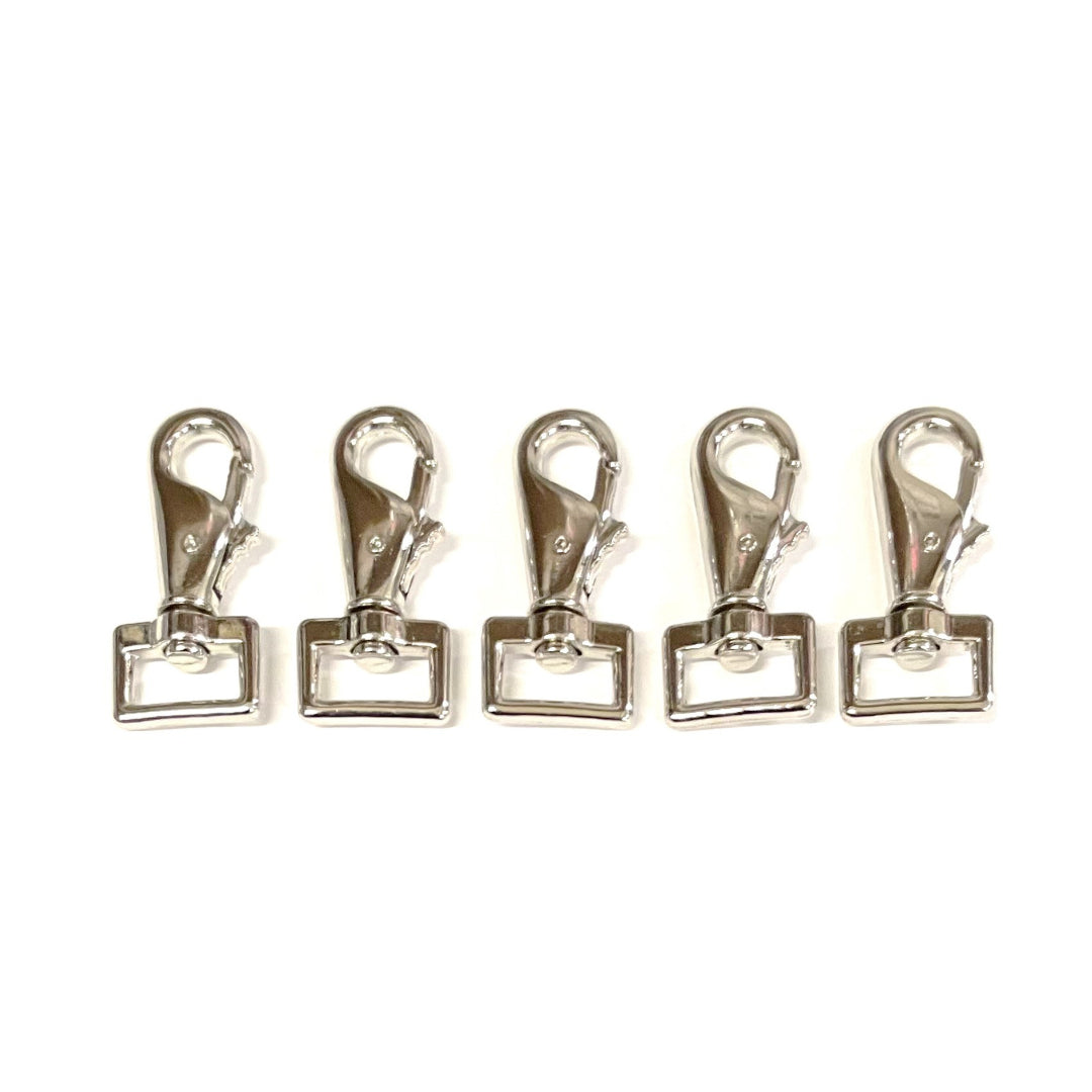 20mm Snap Clip Horse Pony Rug Repairs Leg Clip Nickel Plated For Dog Leads Webbing Straps