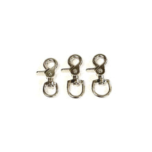 Load image into Gallery viewer, 12mm 16mm 20mm Scissor Trigger Clips Hooks Swivel Nickel Plated For Dog Leads Straps