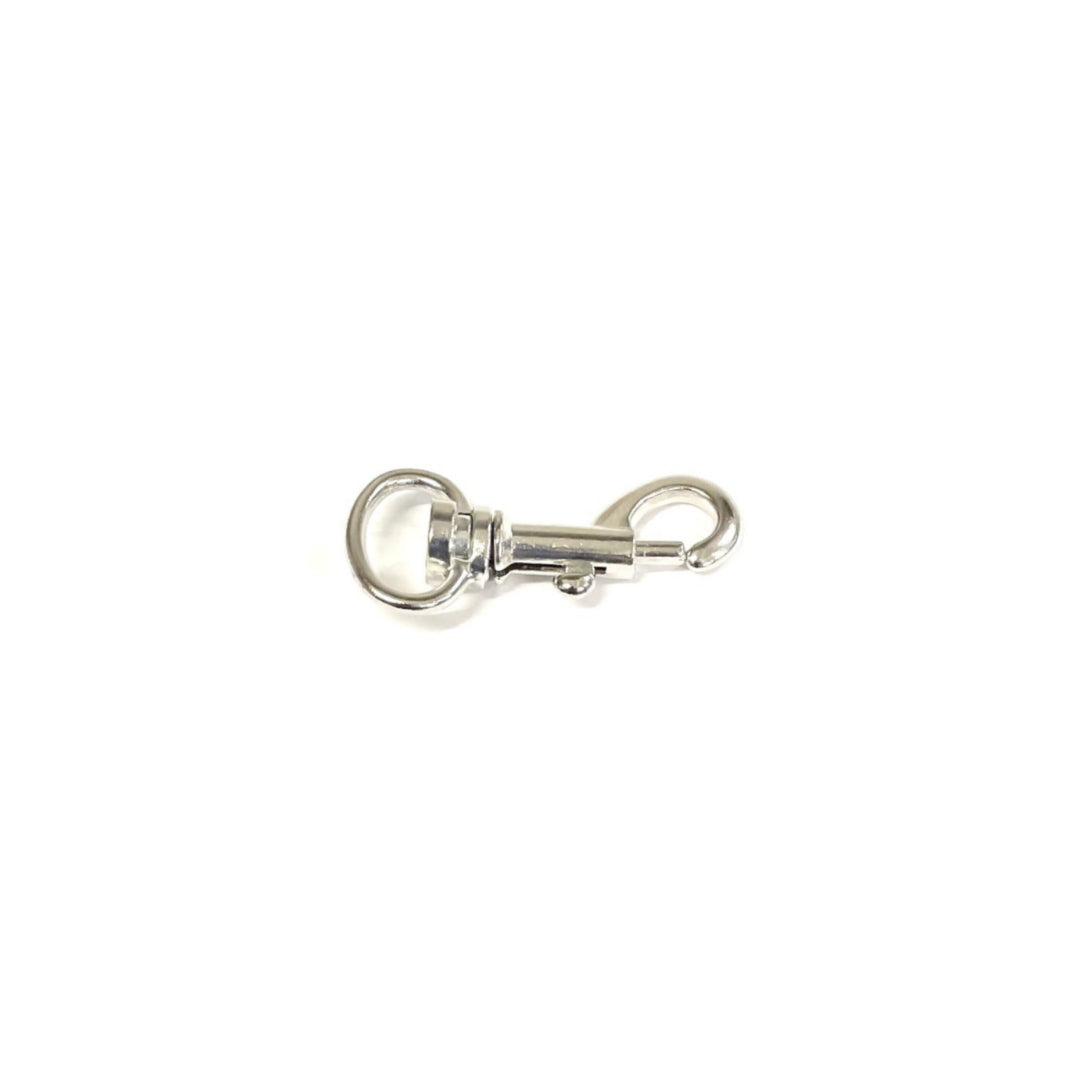 20mm Light Swivel Trigger Clips Hooks Nickel Plated x2 x5 x10 x25 x50 x100
