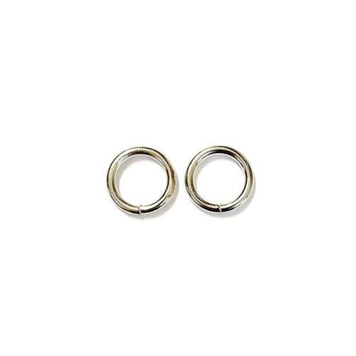 20mm Welded O-Ring Metal Nickel Plated 4mm Thick Circle Rings Webbing Bags Straps x 2 - x100