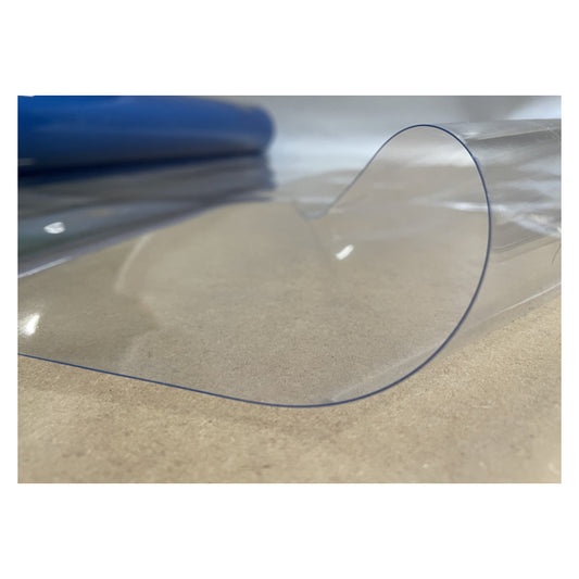 Soft Clear PVC Sheeting Crack Resistant For Windows Boat Covers Greenhouse DIY