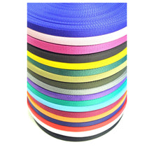 Load image into Gallery viewer, 13mm Wide Polypropylene Webbing 200kg  In 19 Colours Ideal For Bags Straps Crafts Dog Leads
