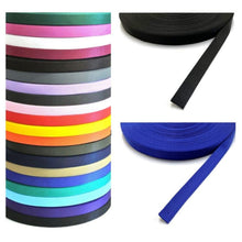 Load image into Gallery viewer, 25mm Polypropylene Webbing 450kg In Various Colours And Lengths Ideal For Dog Leads Collars Straps Bags Handles