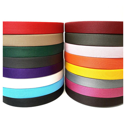 38/40mm Heavy Duty Polypropylene Webbing 550kg In 19 Colours 2m 5m 10m 25m 50m For Bags Straps Handles