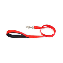 Load image into Gallery viewer, Short Dog Lead Padded Handle 45&quot; 76&quot; Leash Strong 25mm H/D Webbing 21 Colours