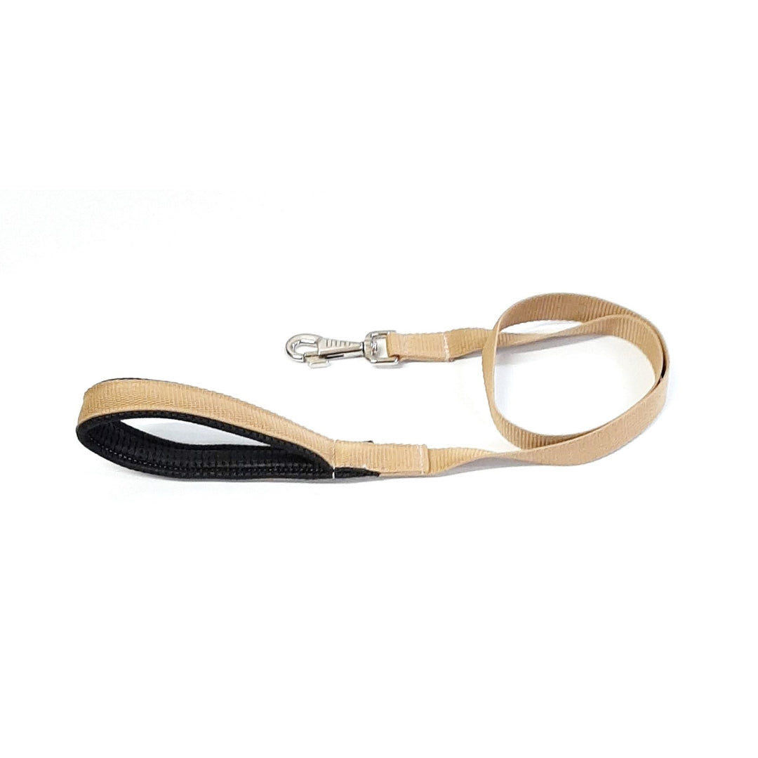 Short Dog Lead Padded Handle 45" 76" Leash Strong 25mm H/D Webbing 21 Colours