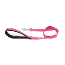 Load image into Gallery viewer, Short Dog Lead Padded Handle 45&quot; 76&quot; Leash Strong 25mm H/D Webbing 21 Colours