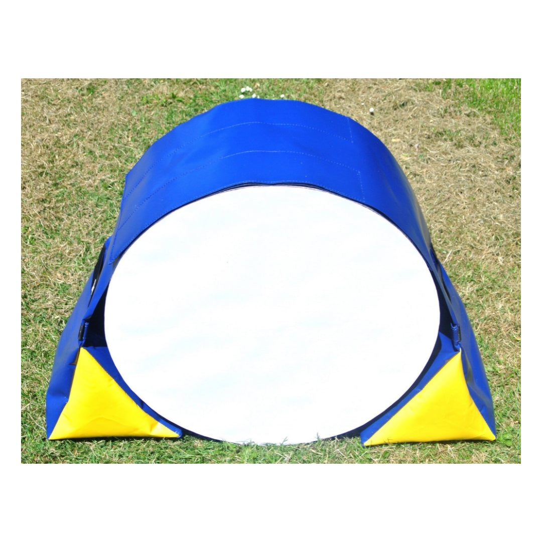 Dog Agility Training Tunnel Sandbags Adjustable 60cm - 80cm Diameter For Indoor And Outdoor UV PVC In Various Colours 490mm Material Width