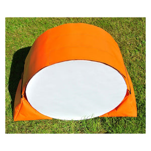 Dog Agility Training Tunnel Sandbags Adjustable 60cm - 80cm Diameter For Indoor And Outdoor UV PVC In Various Colours 490mm Material Width