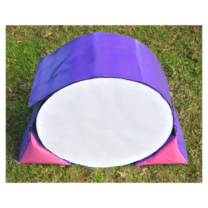 Dog Agility Training Tunnel Sandbags Adjustable 60cm - 80cm Diameter For Indoor And Outdoor UV PVC In Various Colours 490mm Material Width