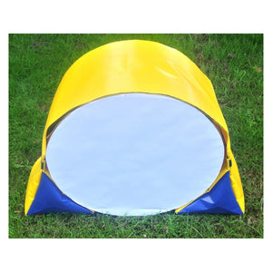 Dog Agility Training Tunnel Sandbags Adjustable 60cm - 80cm Diameter For Indoor And Outdoor UV PVC In Various Colours 490mm Material Width