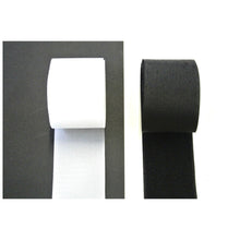 Load image into Gallery viewer, Sew On Hook And Loop Tape White Black 25 Metre Rolls In 16mm 20mm 25mm 38mm 50mm 100mm