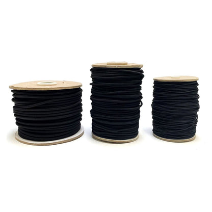 Bungee Cord Elastic 3mm 5mm 6mm Black Craft Trailer Boat DIY x1 x2 x5 x10 x25 x100 x250 Metres