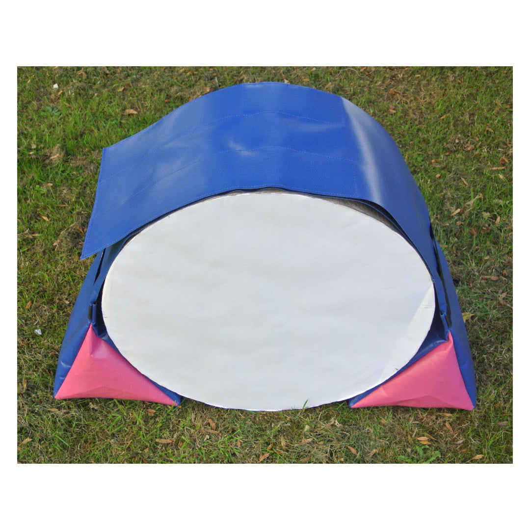 Dog Agility Training Tunnel Sandbags Adjustable 60cm - 80cm Diameter For Indoor And Outdoor UV PVC In Various Colours 300mm Material Width