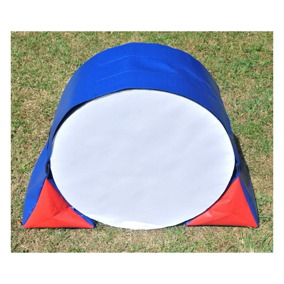 Dog Agility Training Tunnel Sandbags Adjustable 60cm - 80cm Diameter For Indoor And Outdoor UV PVC In Various Colours 490mm Material Width