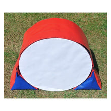 Load image into Gallery viewer, Dog Agility Training Tunnel Sandbags Adjustable 60cm - 80cm Diameter For Indoor And Outdoor UV PVC In Various Colours 490mm Material Width