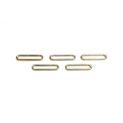 50mm Solid Brass 2 Bar Loop Slider Adjuster x1 - x50 Dog Collars Leather Crafts