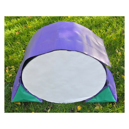 Dog Agility Training Tunnel Sandbags Adjustable 60cm - 80cm Diameter For Indoor And Outdoor UV PVC In Various Colours 490mm Material Width
