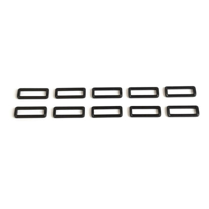 50mm Plastic 2 Bar Loop Buckles For Webbing Straps Bags Crafts x10 x25 x50 x100