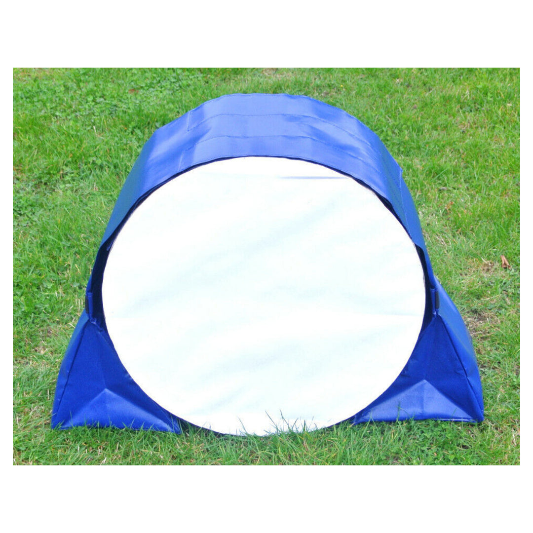 Dog Agility Training Tunnel Sandbags Adjustable 60cm - 80cm Diameter For Indoor And Outdoor UV PVC In Various Colours 490mm Material Width