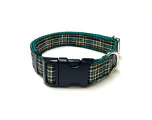 Load image into Gallery viewer, Tartan Dog Collar 25mm Wide Adjustable Comfortable Collar Small Medium Large 17 Designs