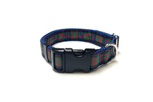 Load image into Gallery viewer, Tartan Dog Collar 25mm Wide Adjustable Comfortable Collar Small Medium Large 17 Designs