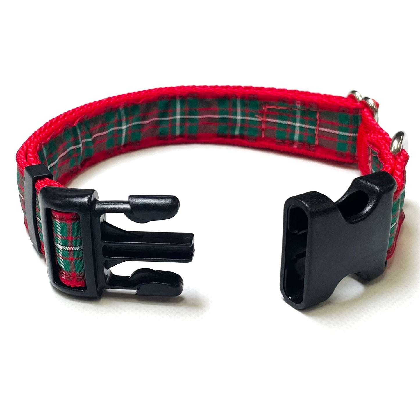 Tartan Dog Collar 25mm Wide Adjustable Comfortable Collar Small Medium Large 17 Designs