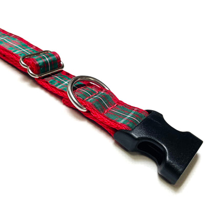 Tartan Dog Collar 25mm Wide Adjustable Comfortable Collar Small Medium Large 17 Designs
