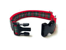 Load image into Gallery viewer, Tartan Dog Collar 25mm Wide Adjustable Comfortable Collar Small Medium Large 17 Designs