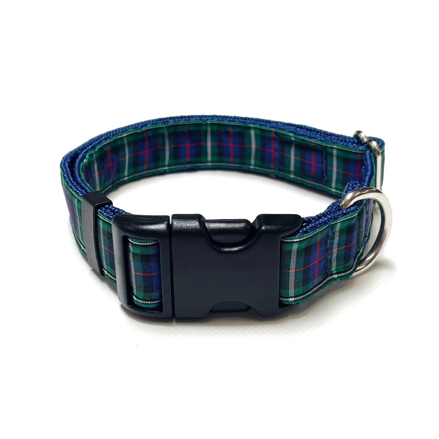 Tartan Dog Collar 25mm Wide Adjustable Comfortable Collar Small Medium Large 17 Designs