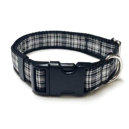 Tartan Dog Collar 25mm Wide Adjustable Comfortable Collar Small Medium Large 17 Designs