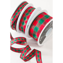 Load image into Gallery viewer, Christmas Ribbon 25mm Wide Gift Wrapping Decorations Presents Crafts