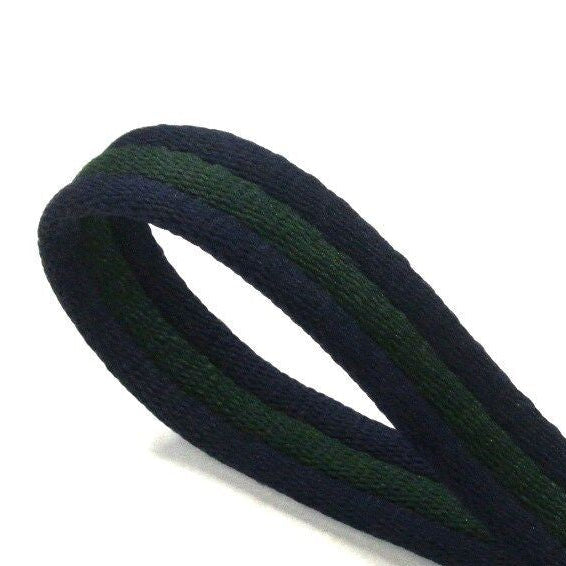 Double Ended Dog Lead With Sliding Swivel Handle Set In 20mm Air Webbing