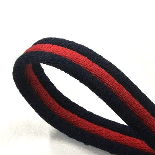 Double Ended Dog Lead With Sliding Swivel Handle Set In 20mm Air Webbing