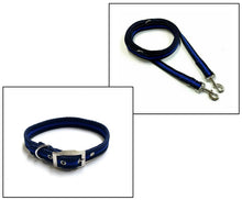 Load image into Gallery viewer, Dog Collar And Police Style Dog Lead Set 25mm Air Webbing Small Collar In Various Lengths And Matching Colours