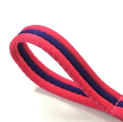 Double Ended Dog Lead With Sliding Swivel Handle Set In 20mm Air Webbing