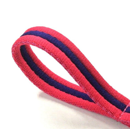 Double Ended Dog Lead With Sliding Swivel Handle Set In 25mm Air Webbing
