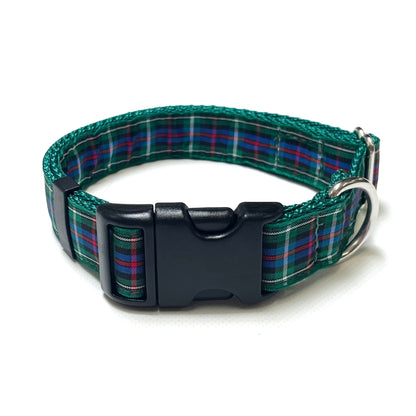 Tartan Dog Collar 25mm Wide Adjustable Comfortable Collar Small Medium Large 17 Designs