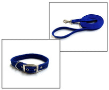 Load image into Gallery viewer, Dog Collar And Lead Set 20mm Air Webbing Small Collar In Various Lengths And Matching Colours