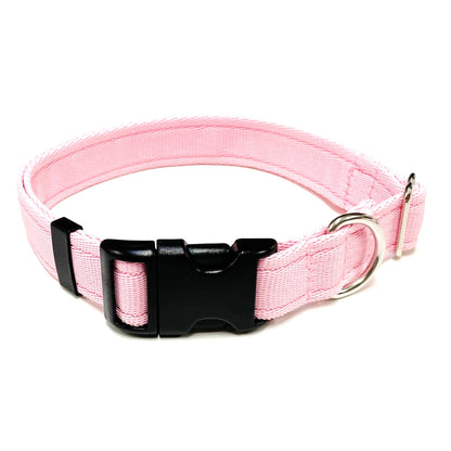 Adjustable Dog Collars 25mm Cushion Webbing In Various Colours And Sizes Small Medium Large