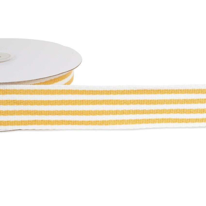 38mm Striped Webbing Multi Coloured 1 Metre - 10 Metres In Various Colours